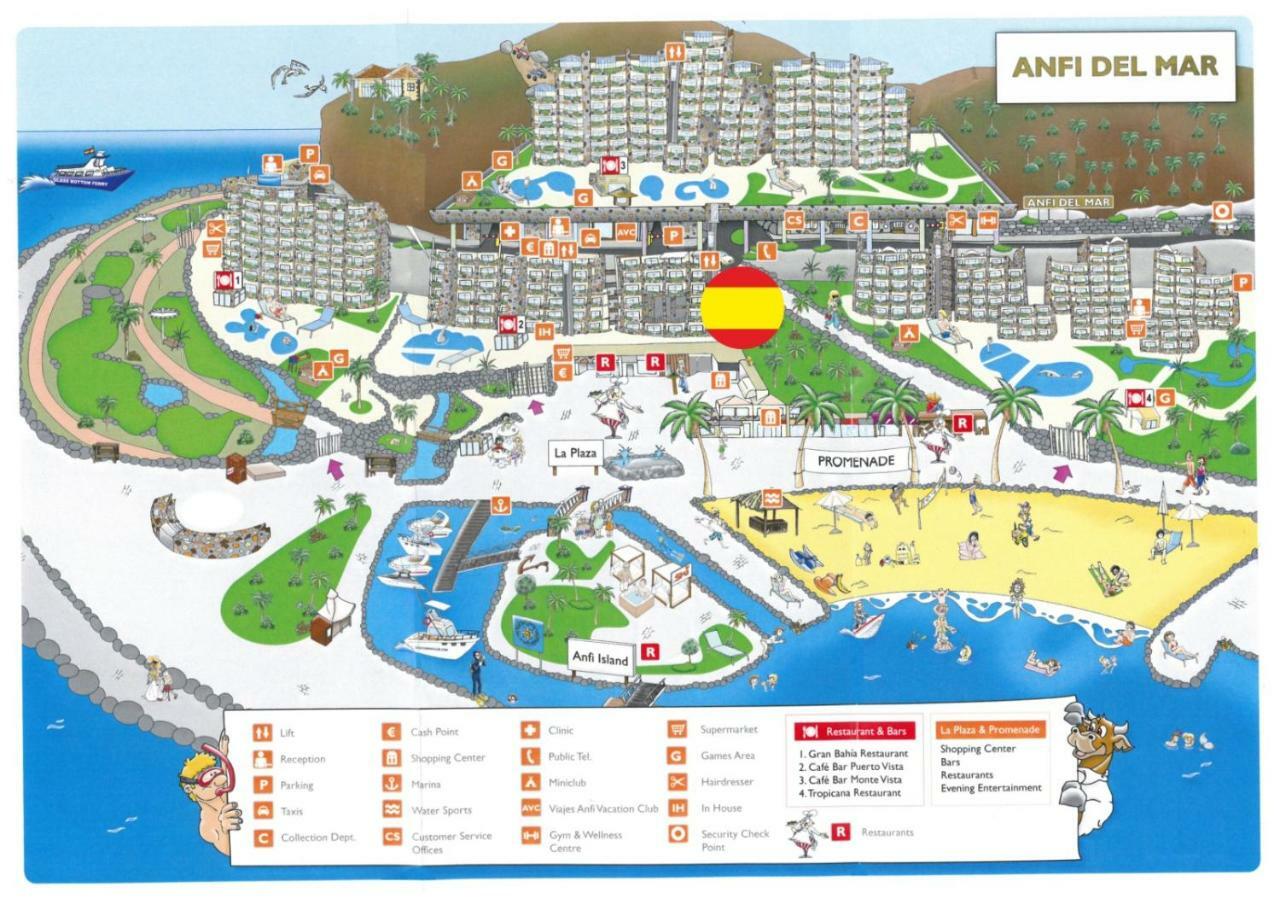 Апартаменти Anfi Del Mar Ла-Плайя-де-Аргінегін Екстер'єр фото